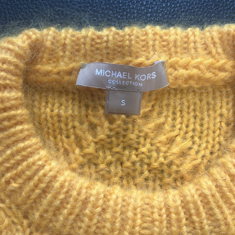 Michael Kors Golden Cable Knit Sweater - Picture 2 of 4